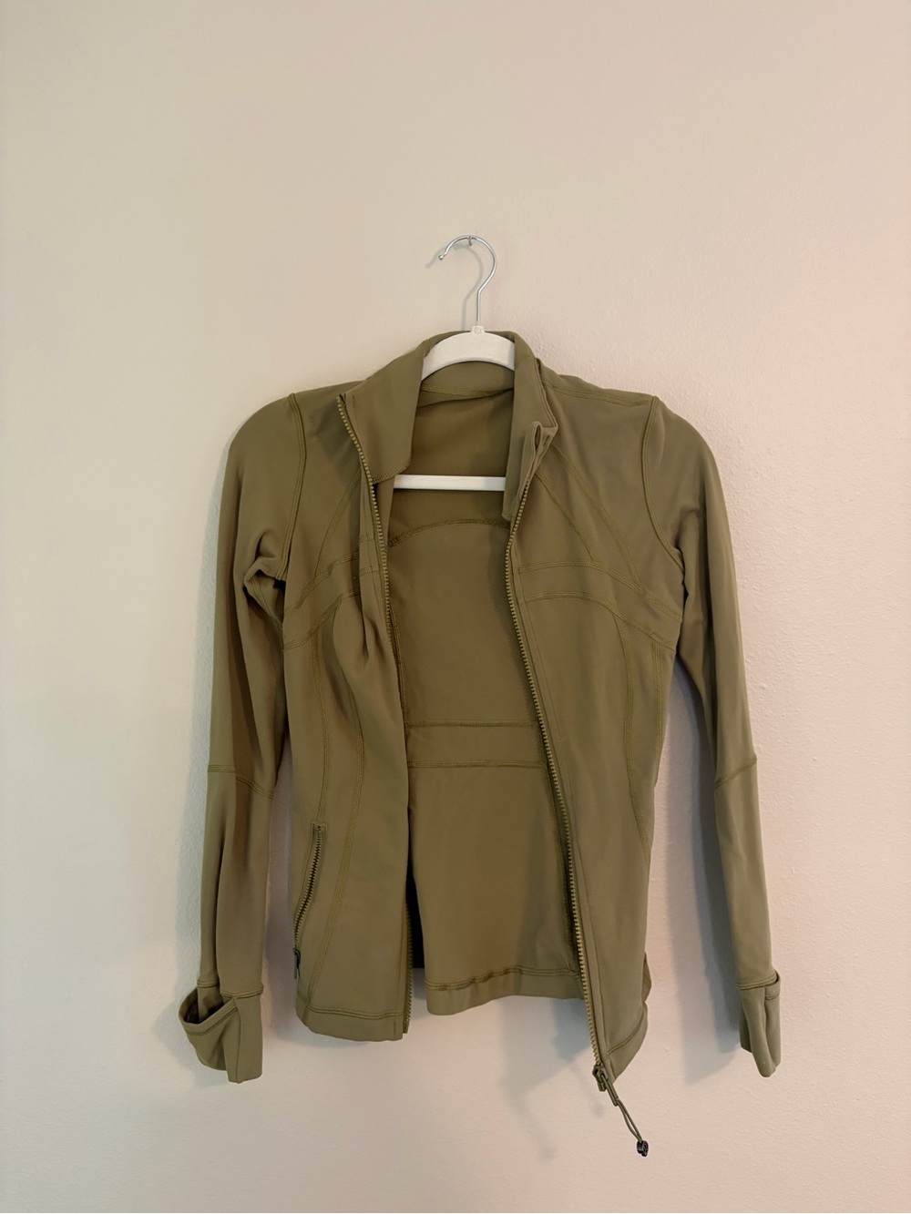 lululemon athletica Olive Green Utility Zip Jacket